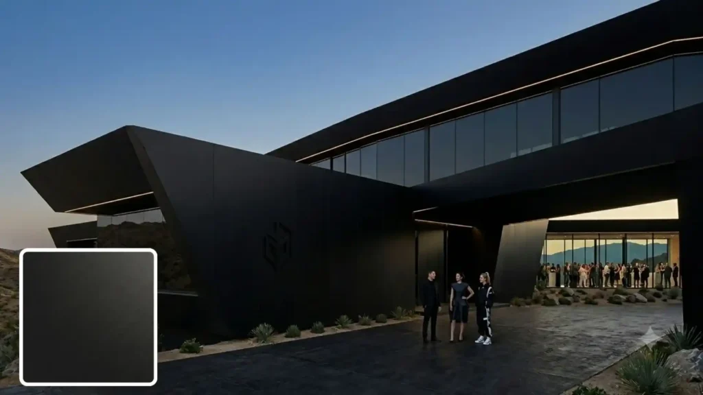 Black Powder Coating Building