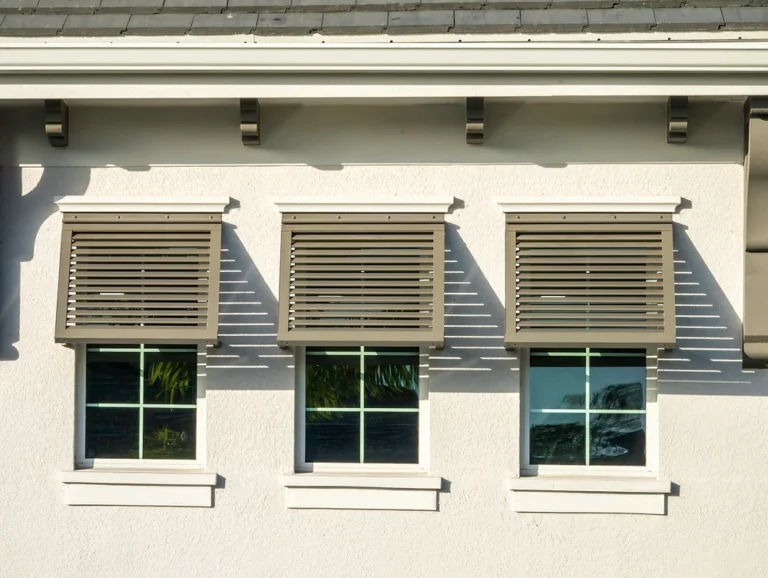 aluminum Bahama Shutters