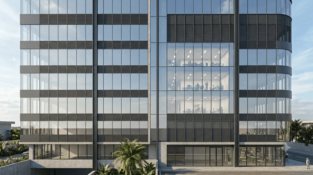 Manfaat, Aplikasi, dan Tips Desain Panel Spandrel Aluminium
