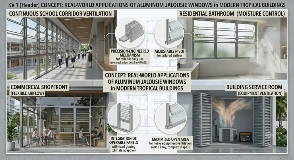 Best Applications for Jalousie Windows