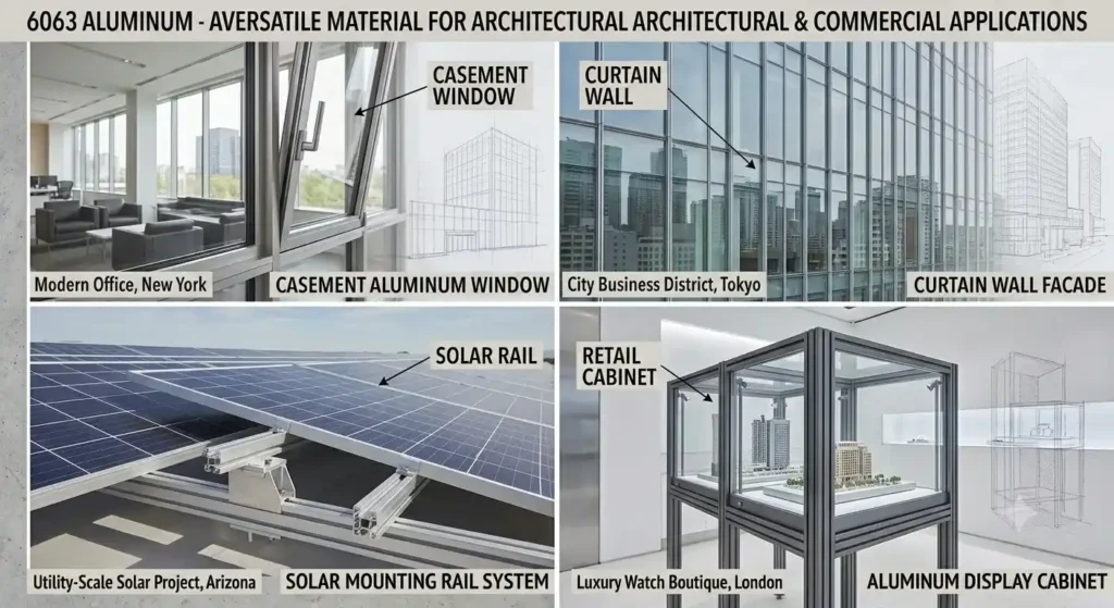 Common Applications of 6063 Aluminum