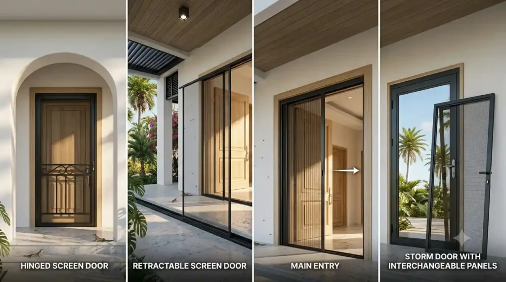 Popular Screen Door Styles