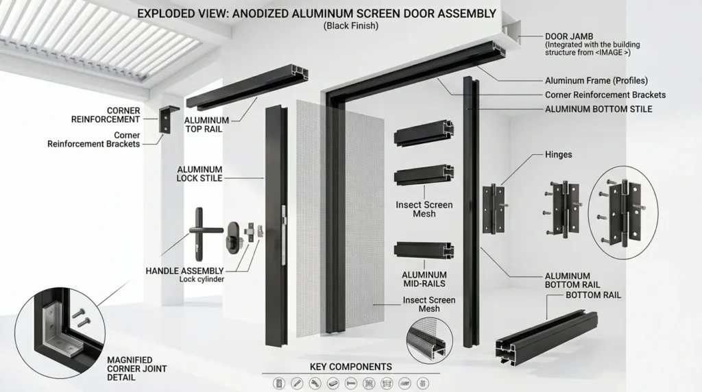 What Are Screen Doors Made Of