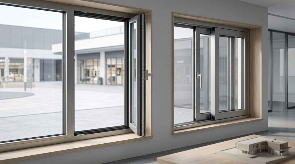 Choosing Aluminum Windows Based on Opening System and Building Needs
