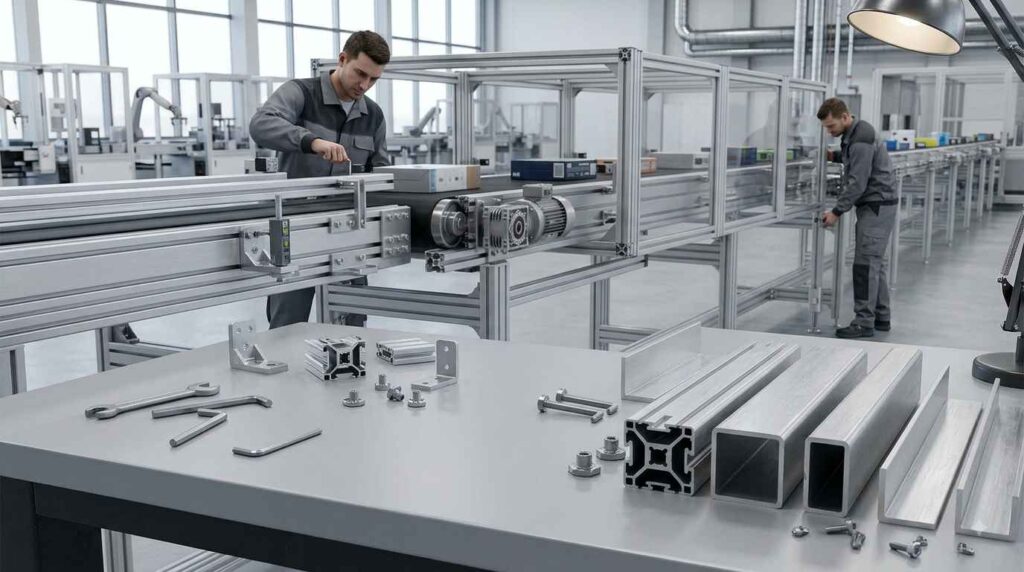 Modular Flexibility Adjustable Conveyor Frame