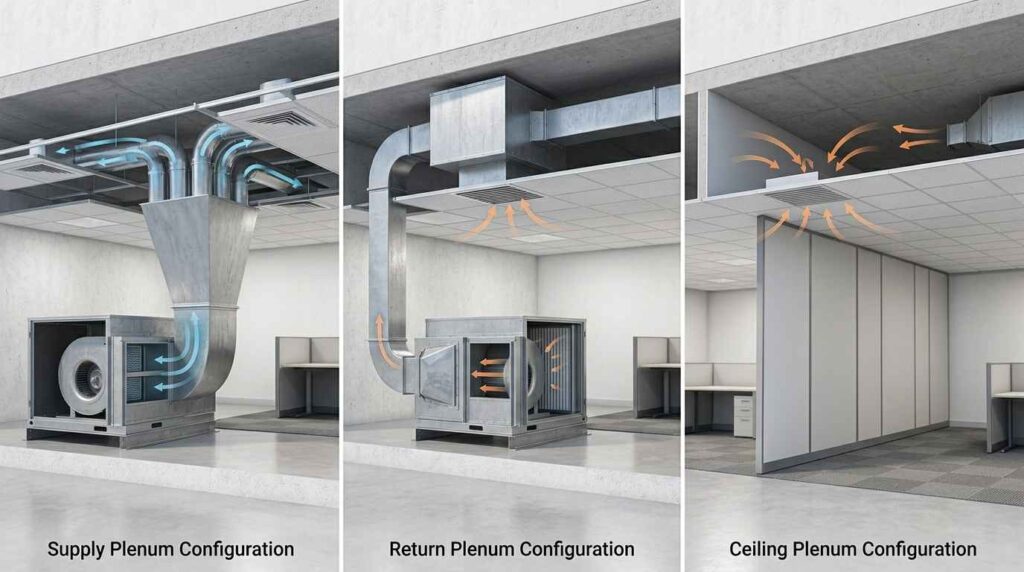 Types of HVAC Plenums and Their Functions