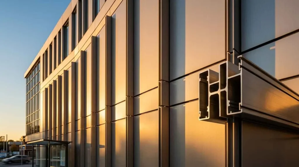 Facade Cladding Wide Architectural View