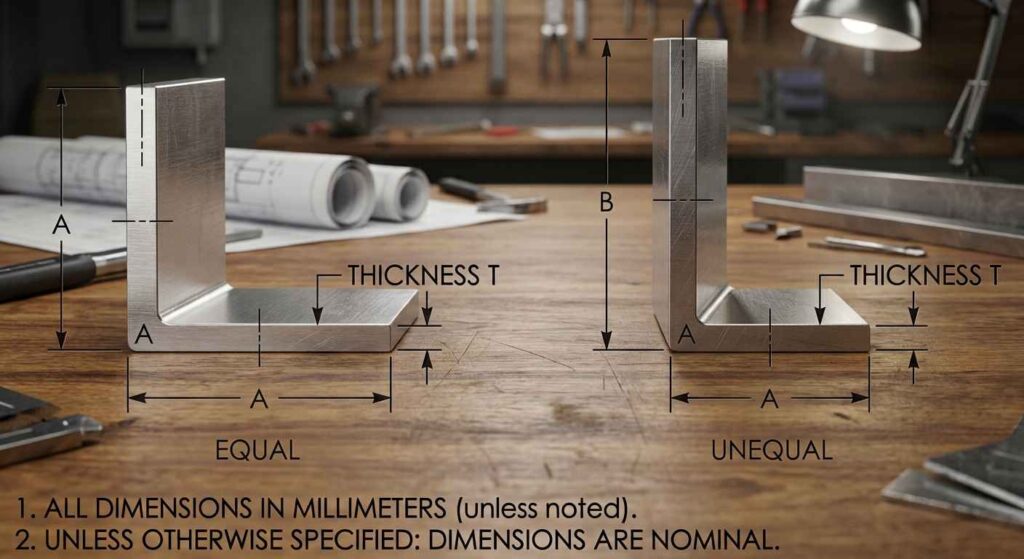 How Leg Geometry Shapes an Aluminium Angle